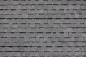 dark grey asphalt tiles on a roof